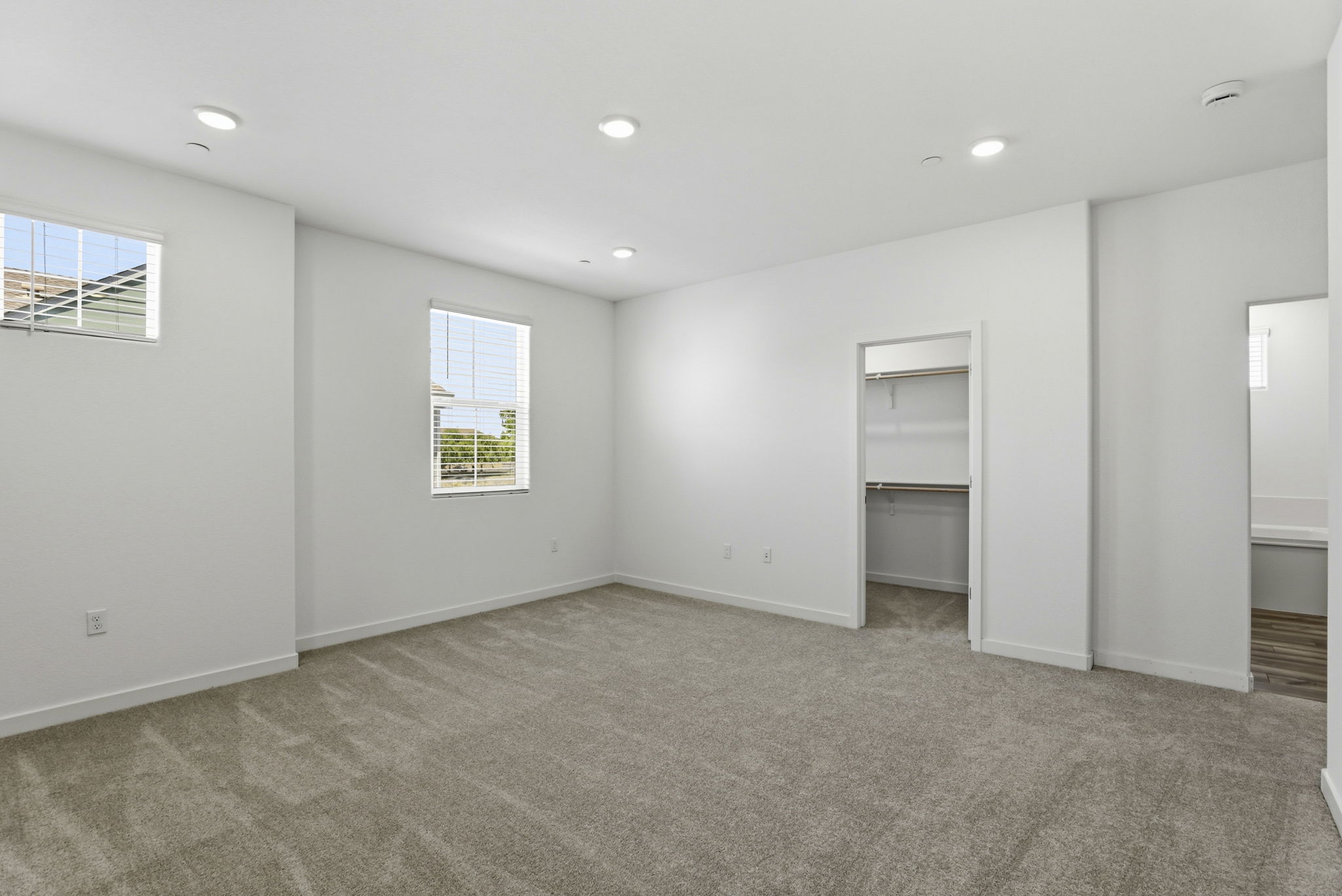 A room with white walls.