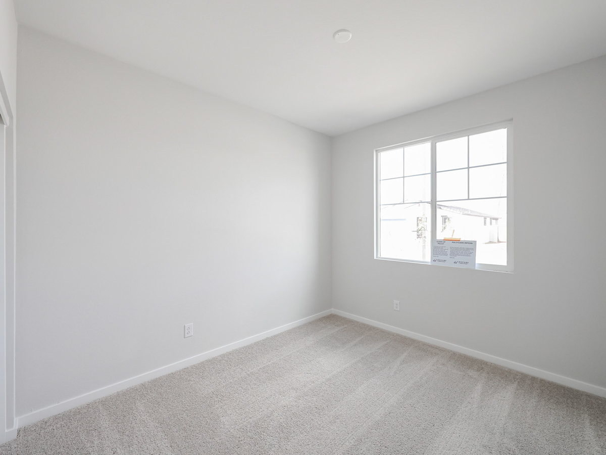 A room with a window.