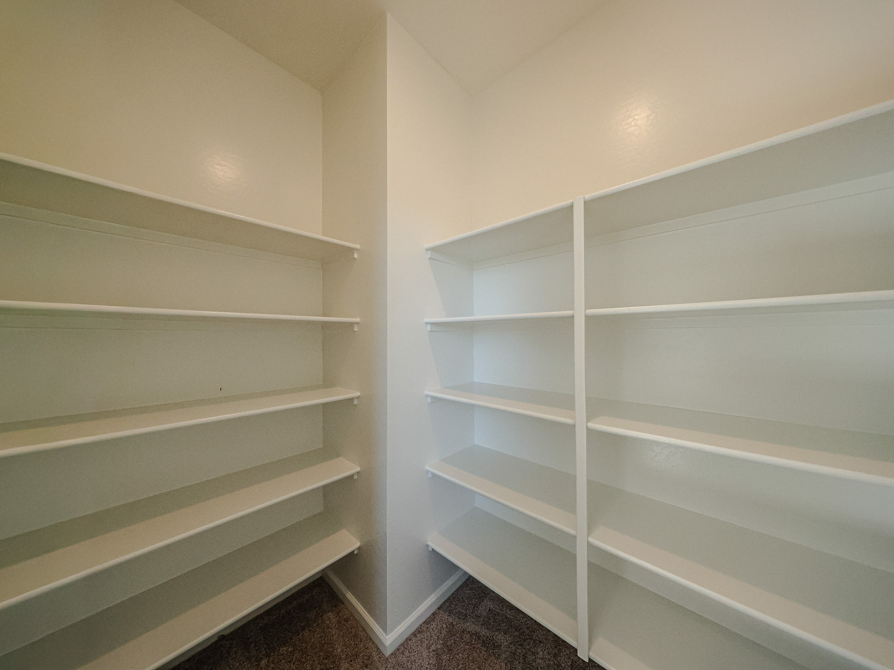 A white shelving unit.