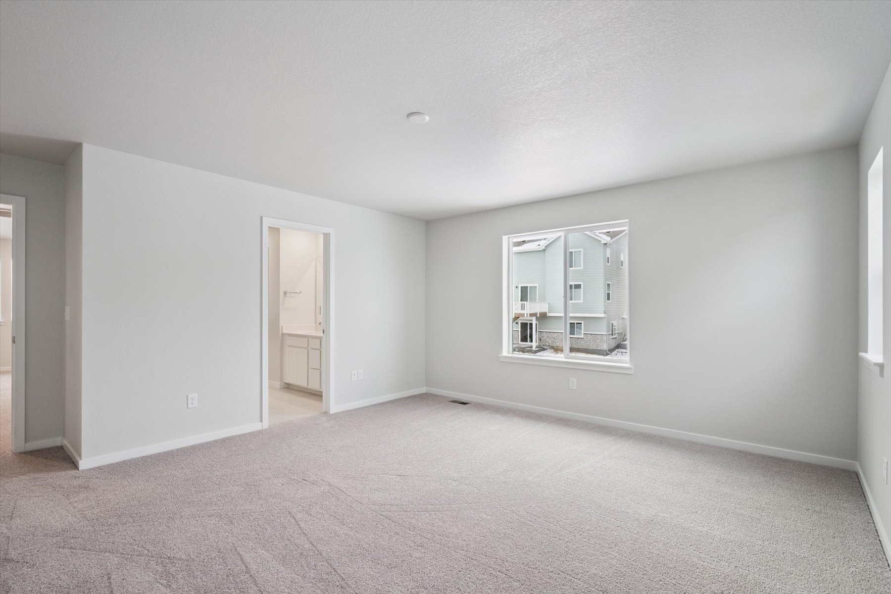 A room with white walls.