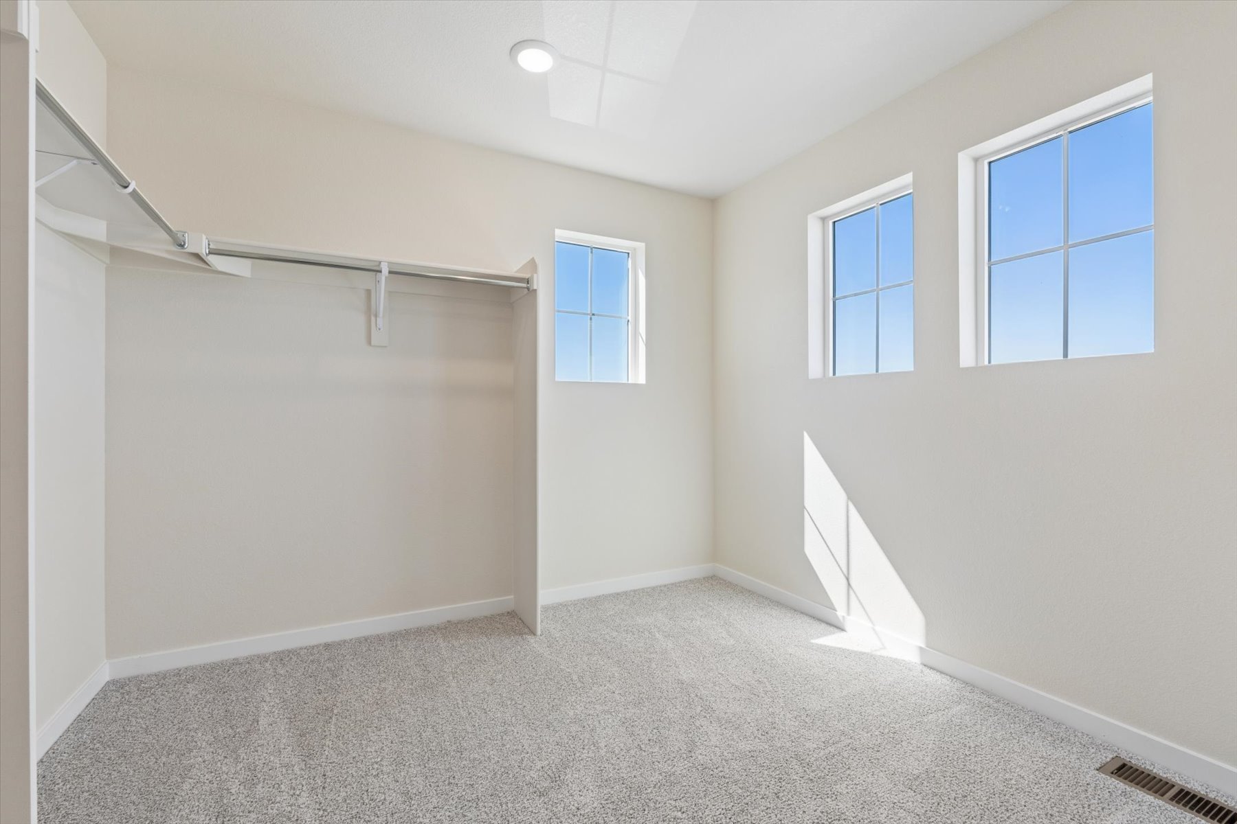 A room with white walls.