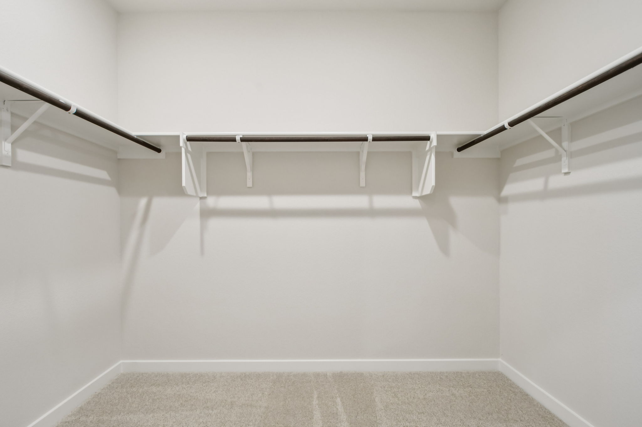 A staircase in a room.