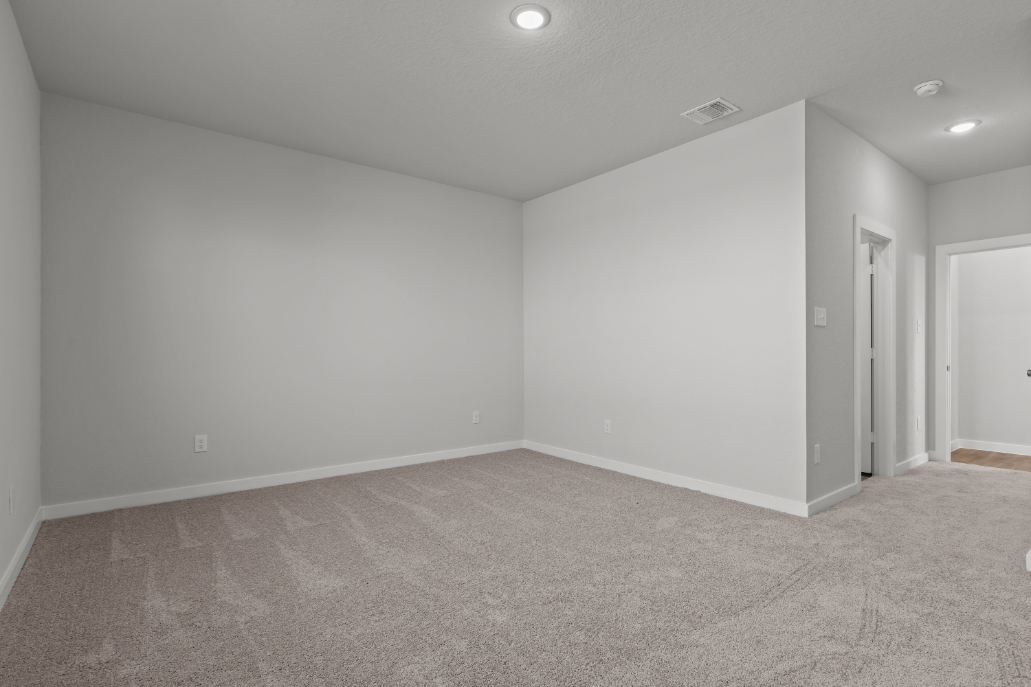 A room with white walls.