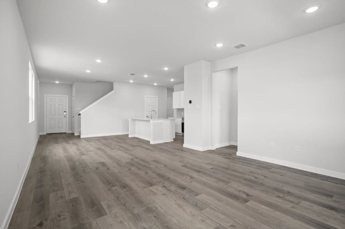A large empty room.