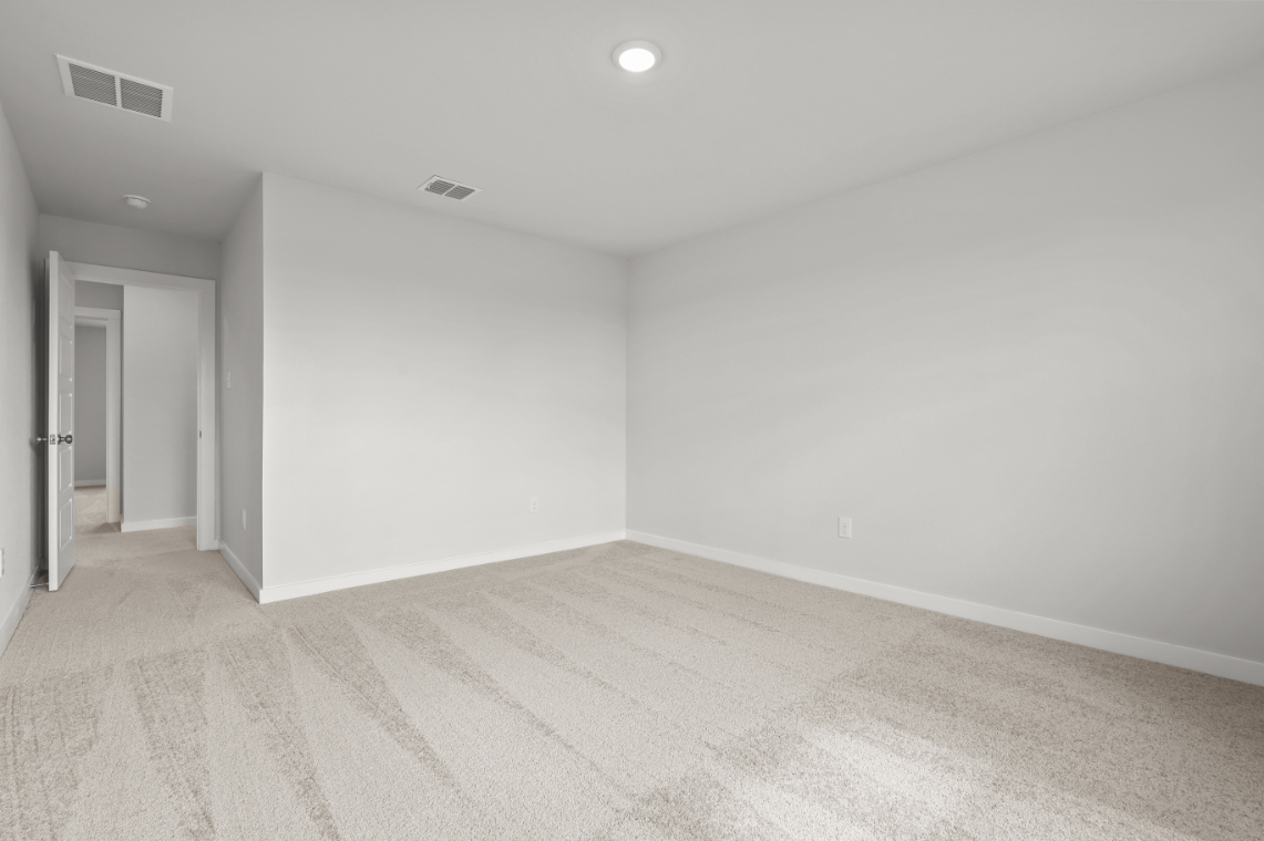 A room with white walls.