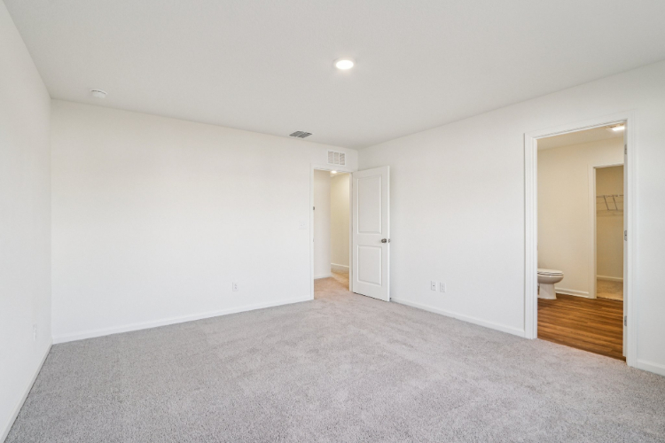 A room with white walls.