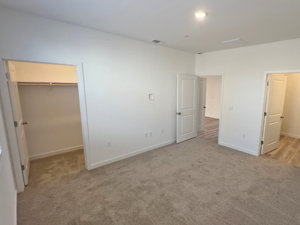 A room with white walls.